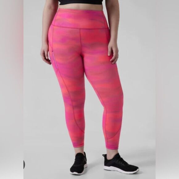 Athleta Rainier Printed Tight size 3X - Picture 1 of 9